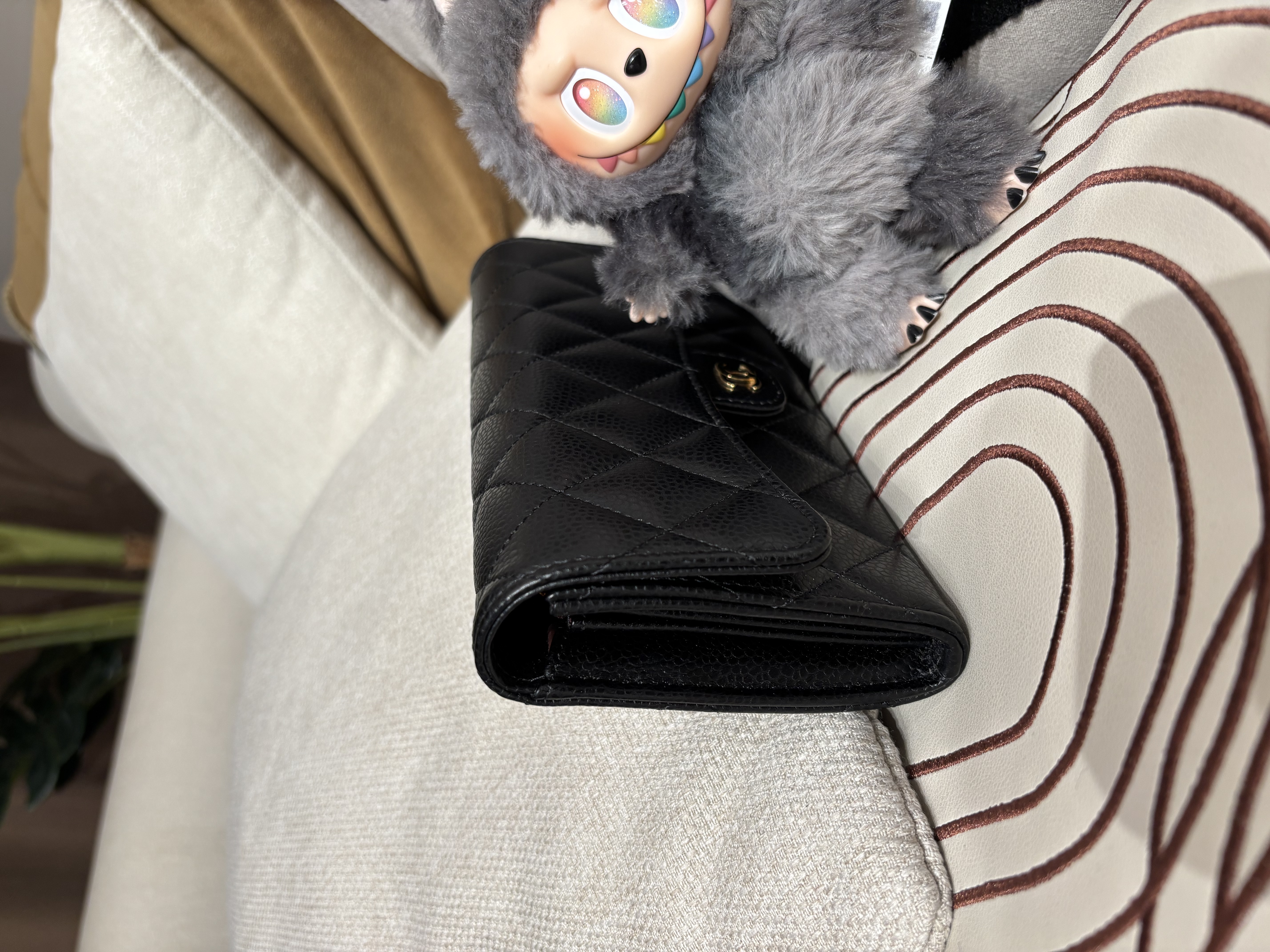 Chanel classic wallet 黑色荔枝牛皮經典長銀包金扣,100%Authentic, 未使用品unused ✅專門店收據✅晶片✅塵袋✅盒 
