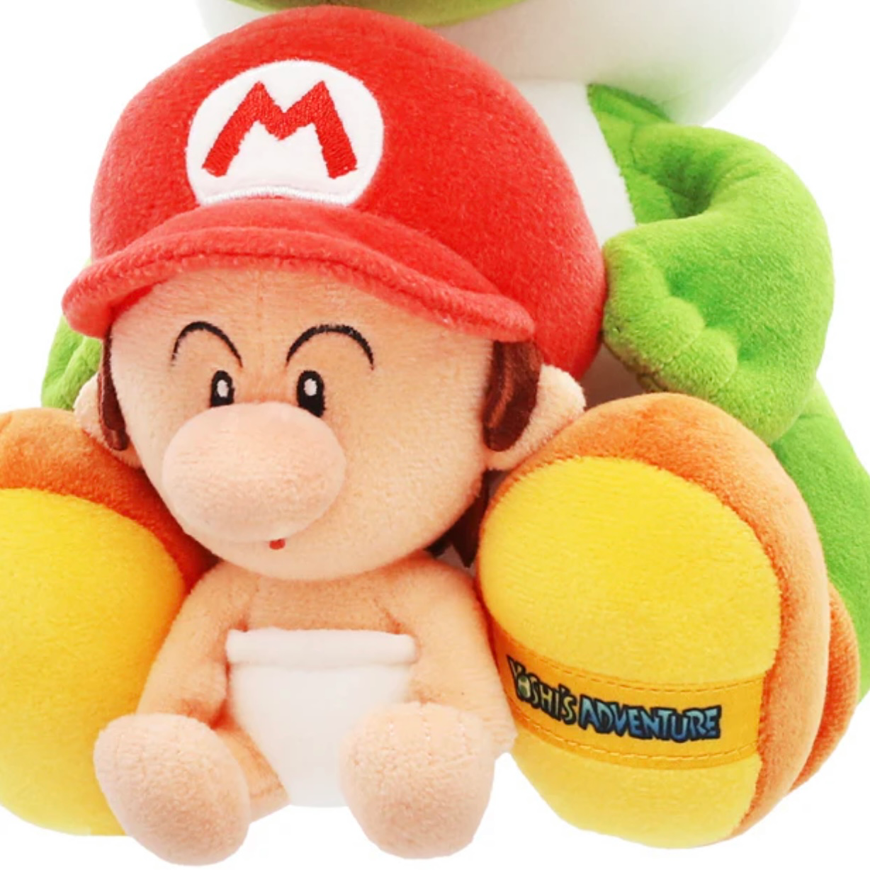 Yoshi/Beby Mario Stuffed Toy (M size)