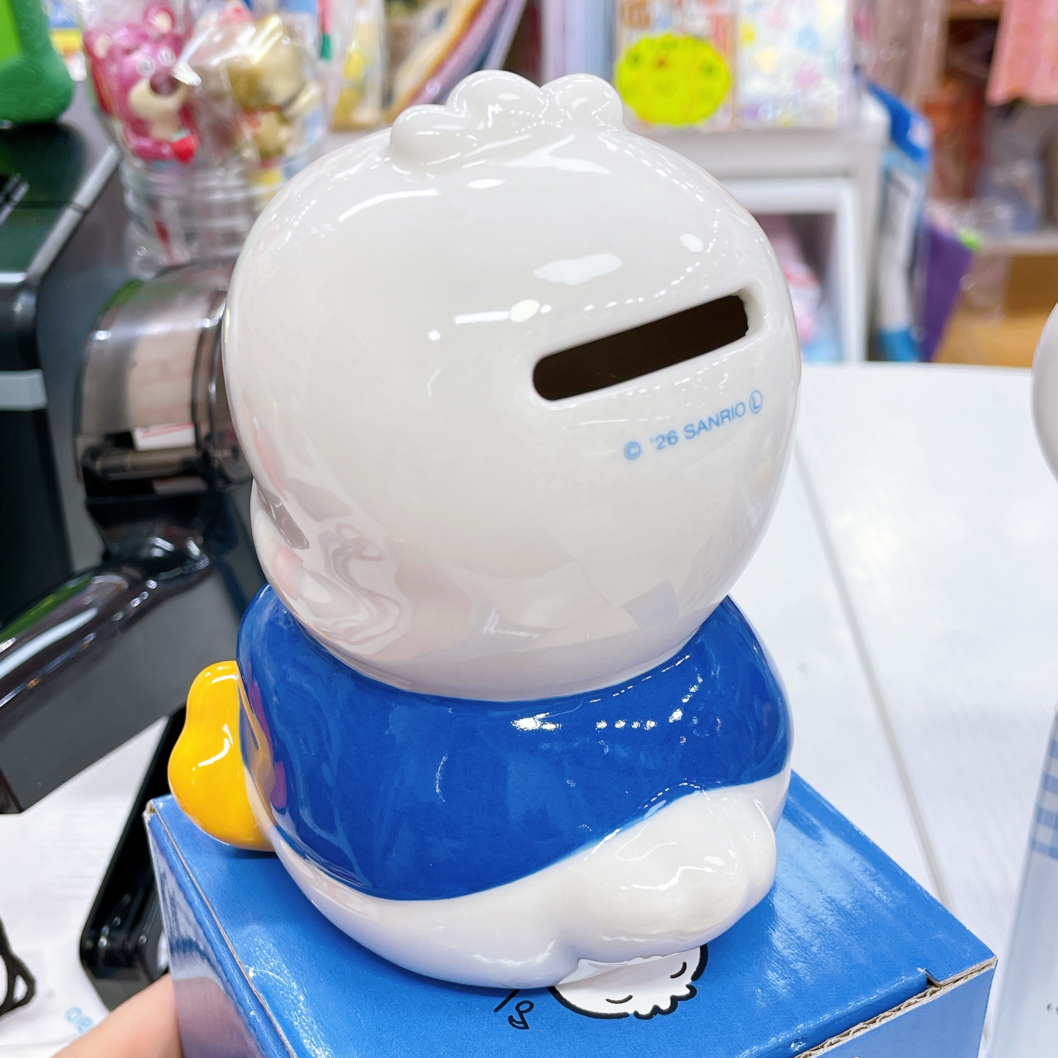 日本直送新款AP鴨陶瓷杯 錢罌
