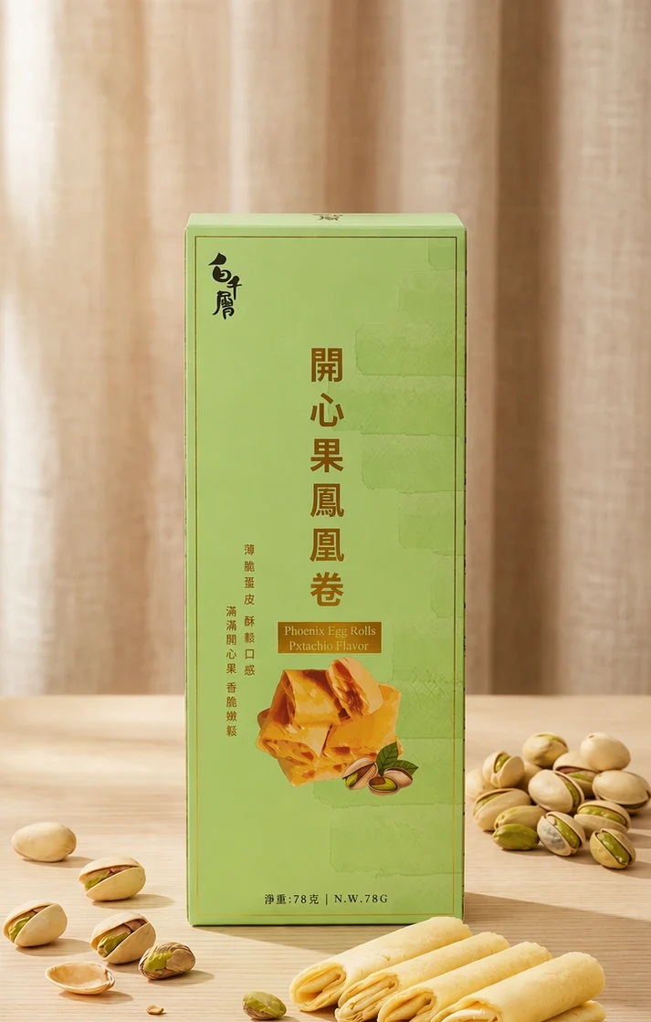 白千層手工鳳凰卷 (開心果味) 78g