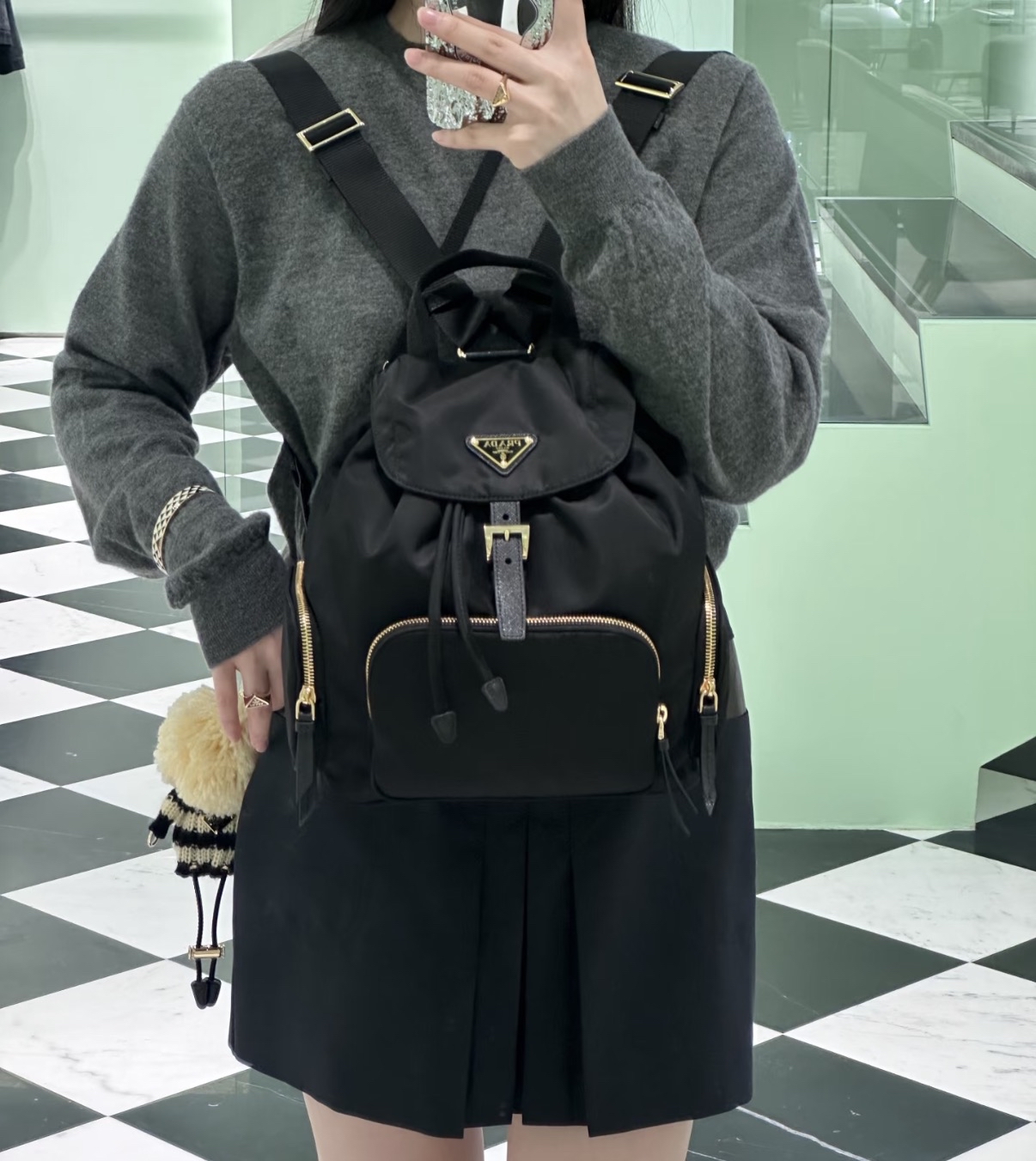 精選貨品折扣✨訂貨📮Prada small size backpack  Size 29x24.5x12cm
