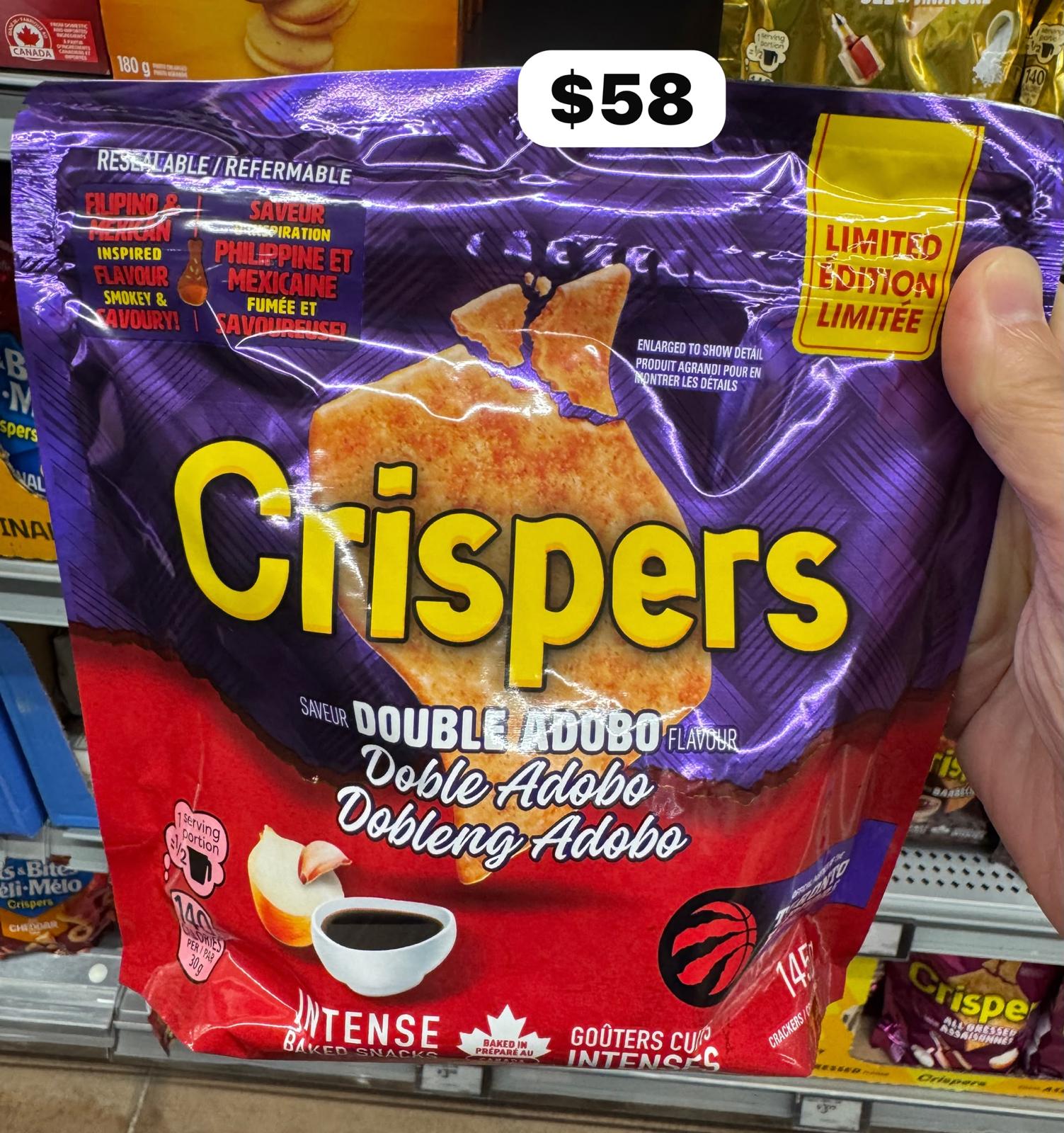 🇨🇦 Crispers Double Adobo Flavour 145g