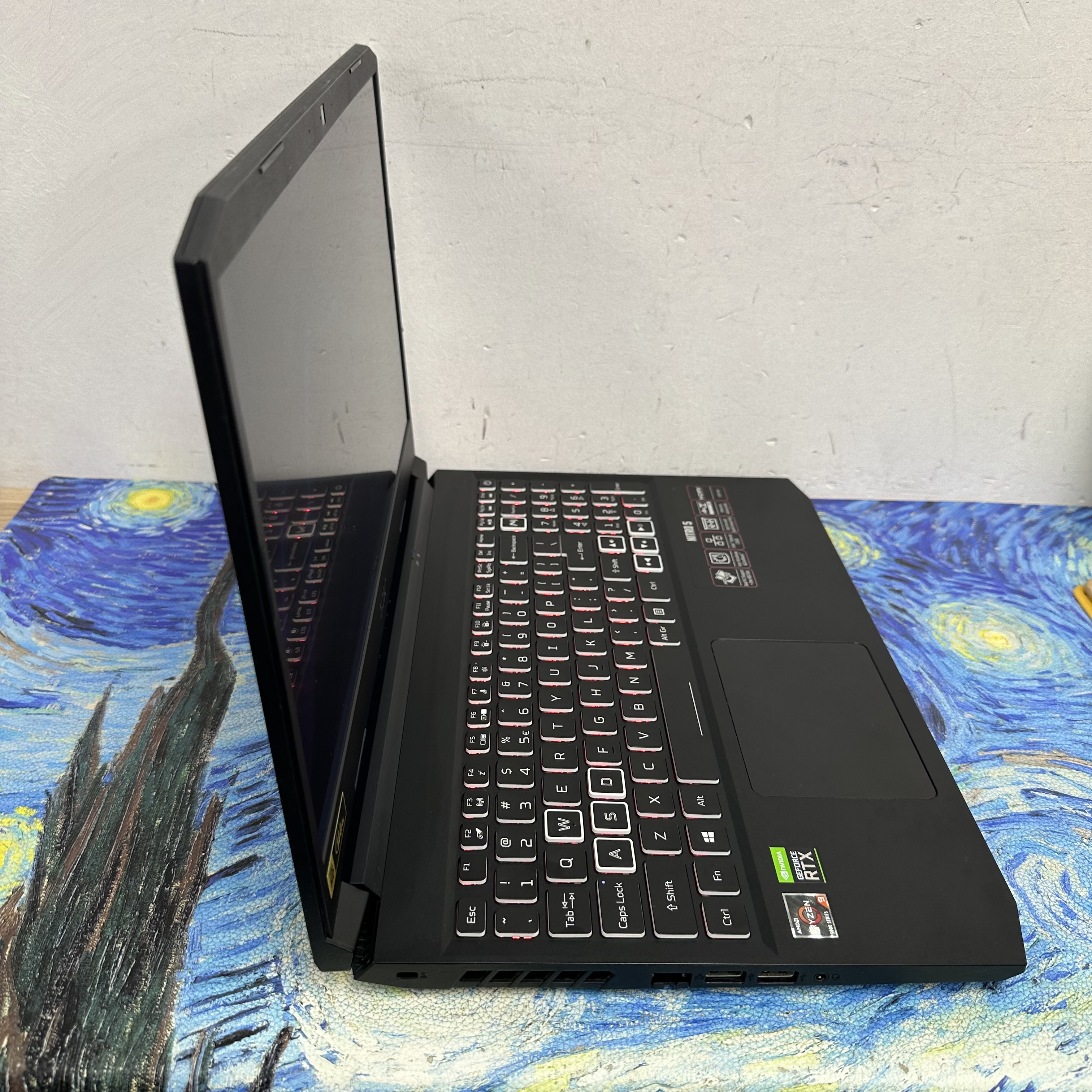 #6003 Acer Nitro AMD Ryzen 9 5900HX/8,16,32GB Ram/128,256,512GB,1TB SSD/RTX 3070/ 144Hz / Gaming Laptop / Notebook / PC / Movie / Netflix / YouTube / Music