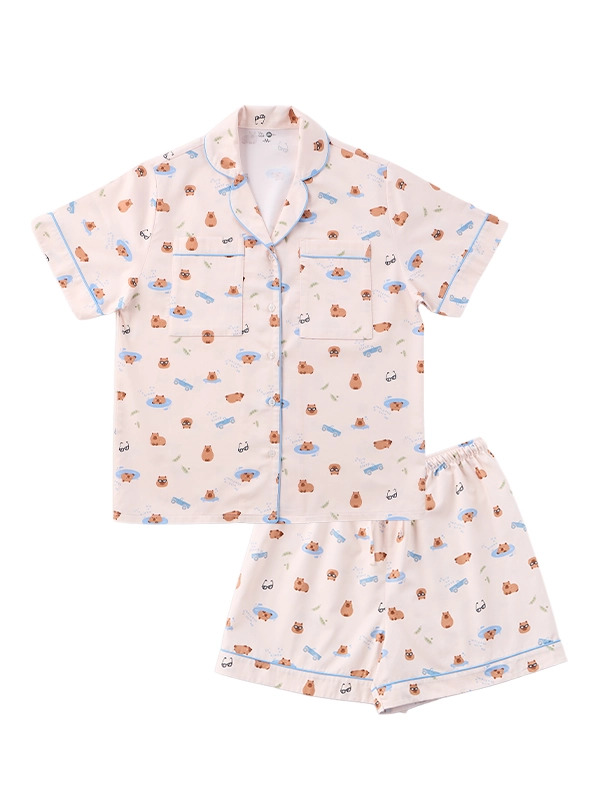 Slip to Sleep - Capybara Pants Set