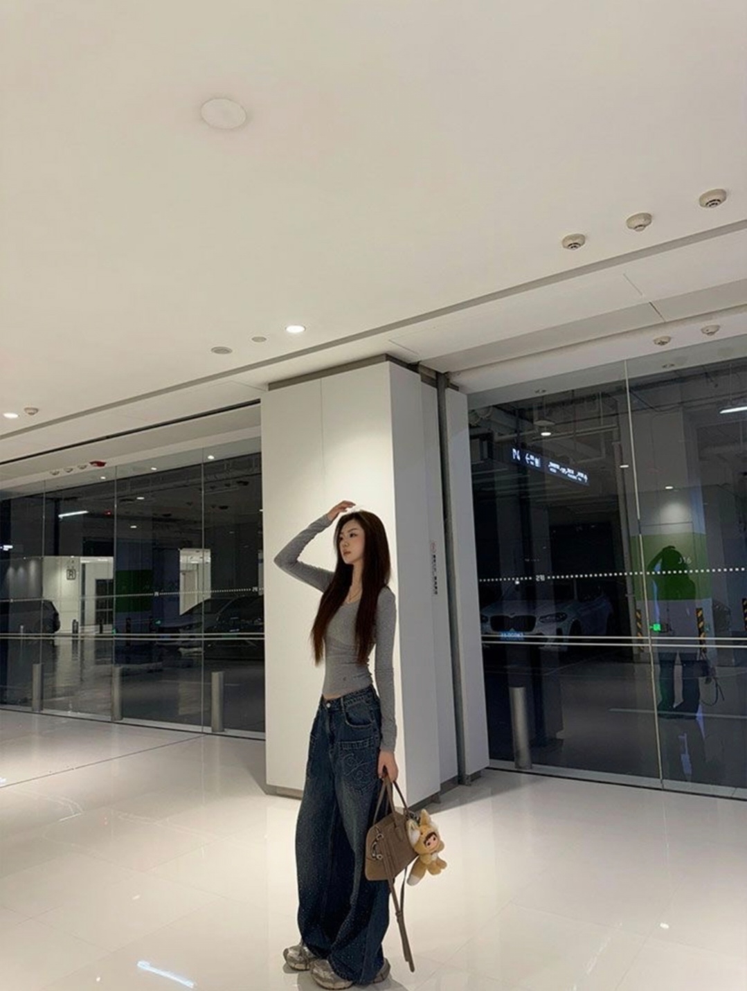 PT235水钻辣妹牛仔裤