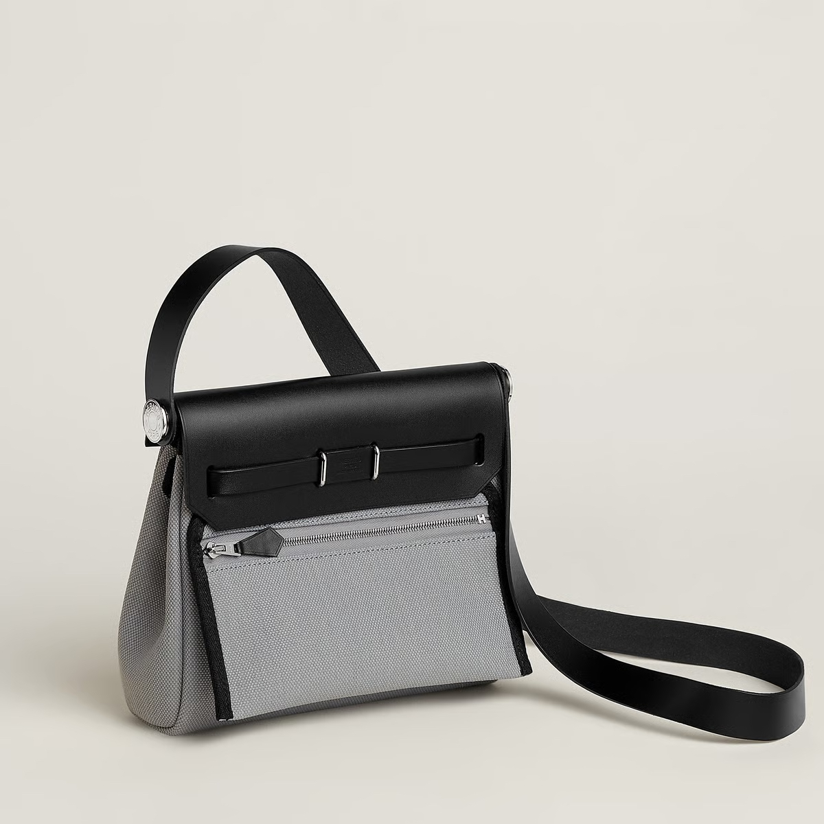 Hermes 全新🆕 Mini Herbag 20 Gris Pantin 木偶灰色 Silver buckle銀扣