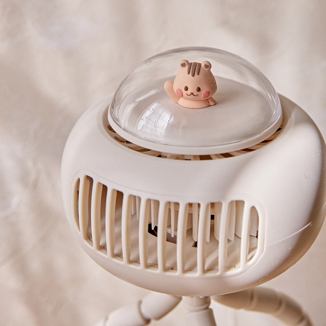 DOTTODOT x AGUARD 可愛松鼠手推車八爪魚電風扇