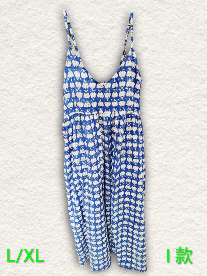 印度木刻印花背心裙