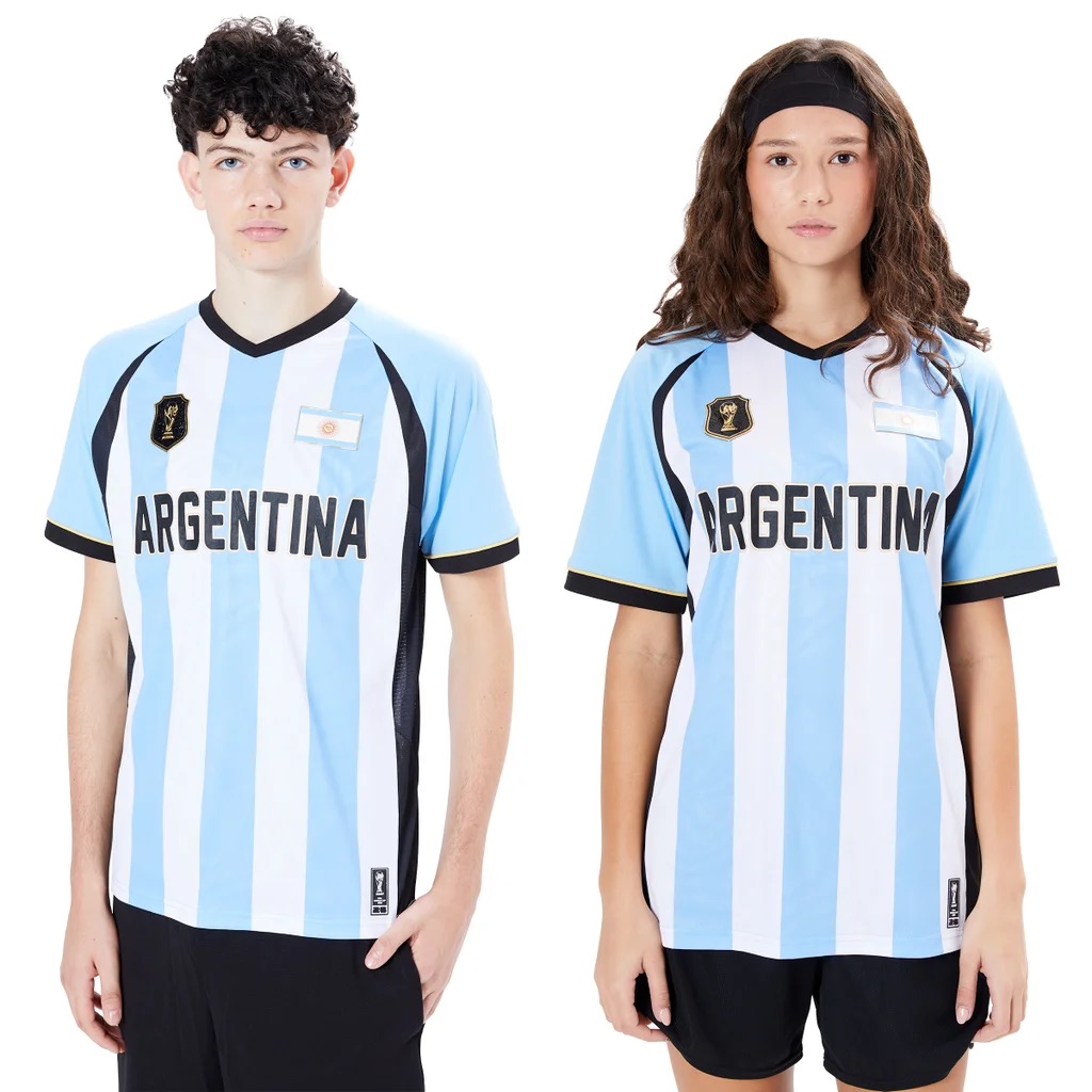 🏆 [2026世界盃限定] FIFA Unisex Adult Soccer Jersey 官方成人版足球球衣 - 巴西/阿根廷/葡萄牙/加拿大 (男女通用) 