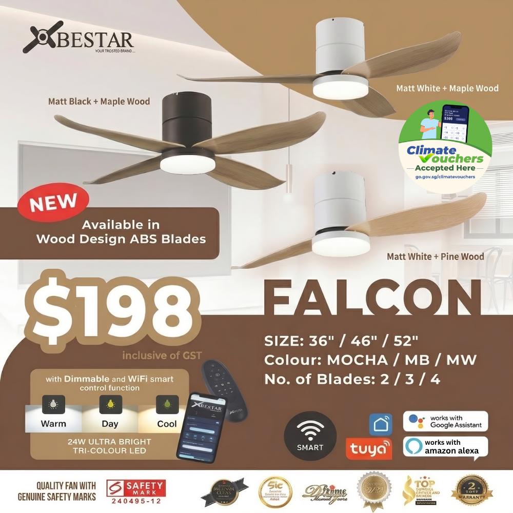 Bestar Falcon Ceiling Fan AAR