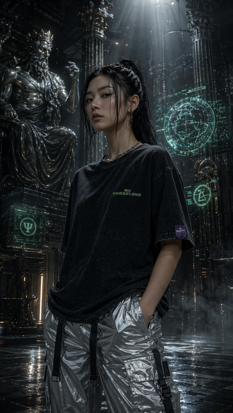 MY HYGGELAND // "ALIVE" 260g 重磅純棉復古水洗落肩短袖T恤