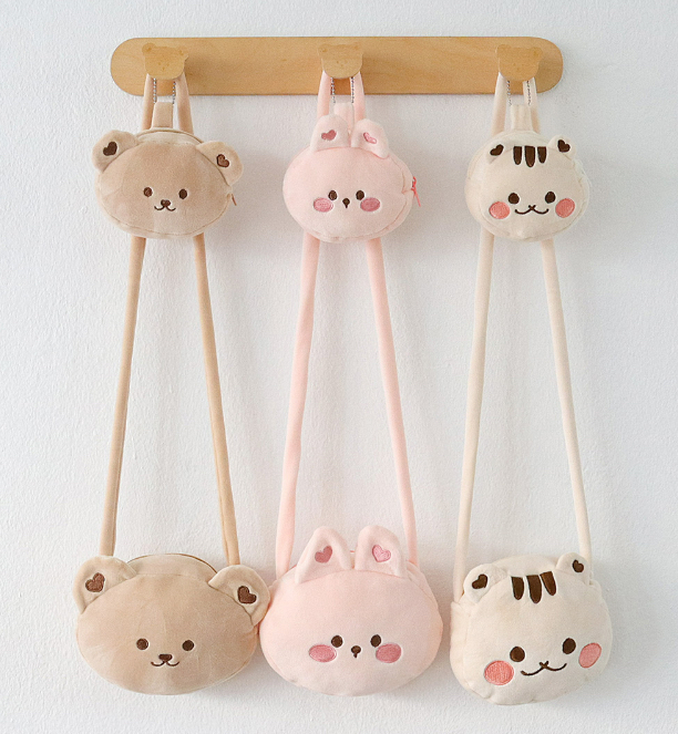 Dot to Dot 棉花糖人物斜揹袋（bunny)