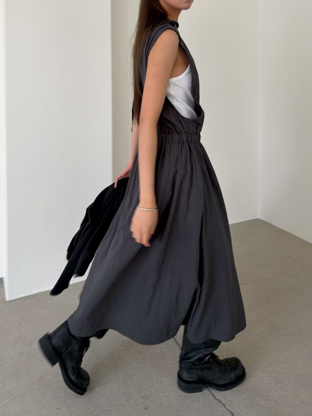Long vest dress