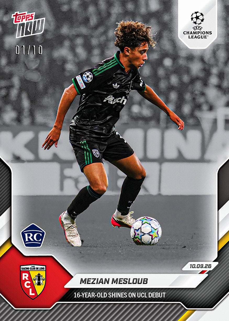 Mezian Soares Mesloub - 2026-27 UCL Topps NOW® #15【團購】