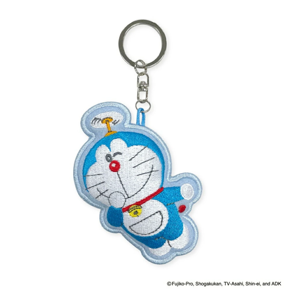 [訂購] 多啦A夢鎖匙扣 法寶 刺繡圖案 Doraemon