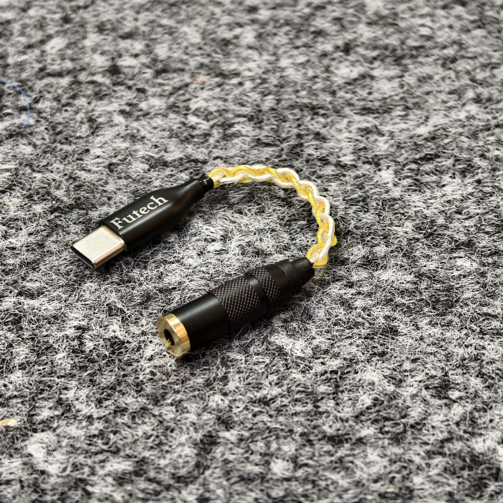 Futech audio 至尊號金銀線 Type C to 3.5/4.4人聲-背景-分離度高