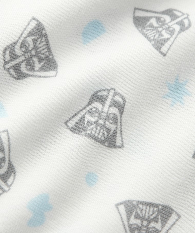 💚預訂 台灣直送💚三色Star Wars系列人物印花純棉短袖包屁衣