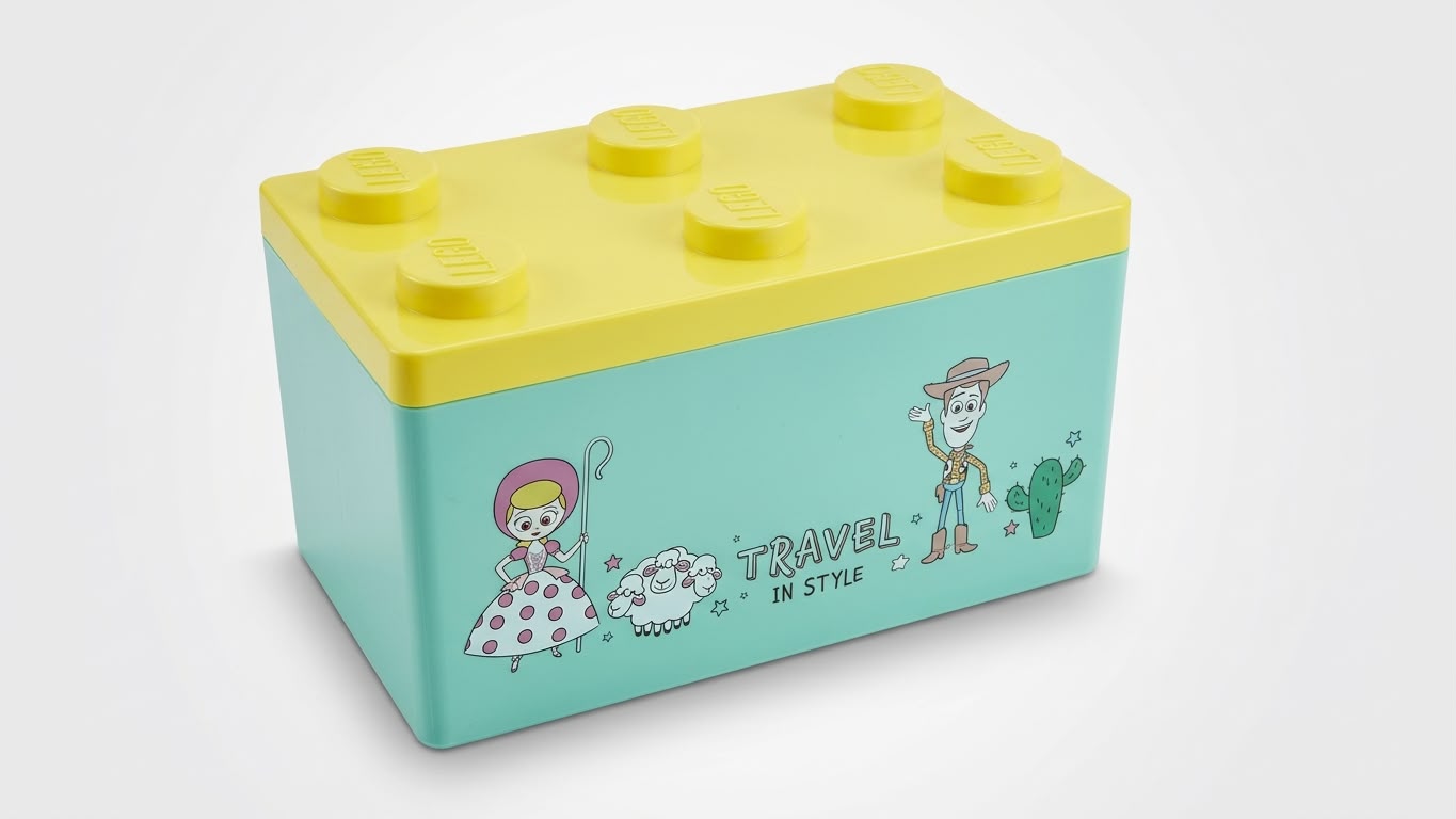 【🍀現貨🍀】迪士尼玩具總動員樂高造型收納盒