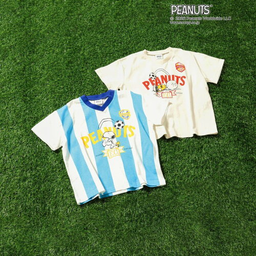 🆕【⭐訂購⭐】 🌀#Peanuts #Snoopy / #Charliebrown 足球短袖Tee🌀[ELFA-0107][260712]
