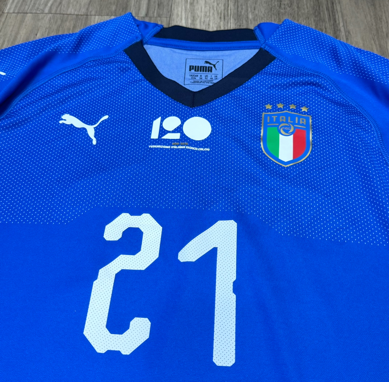 Italy 18/19 woman team match issued/worn shirt #21 Cernoia