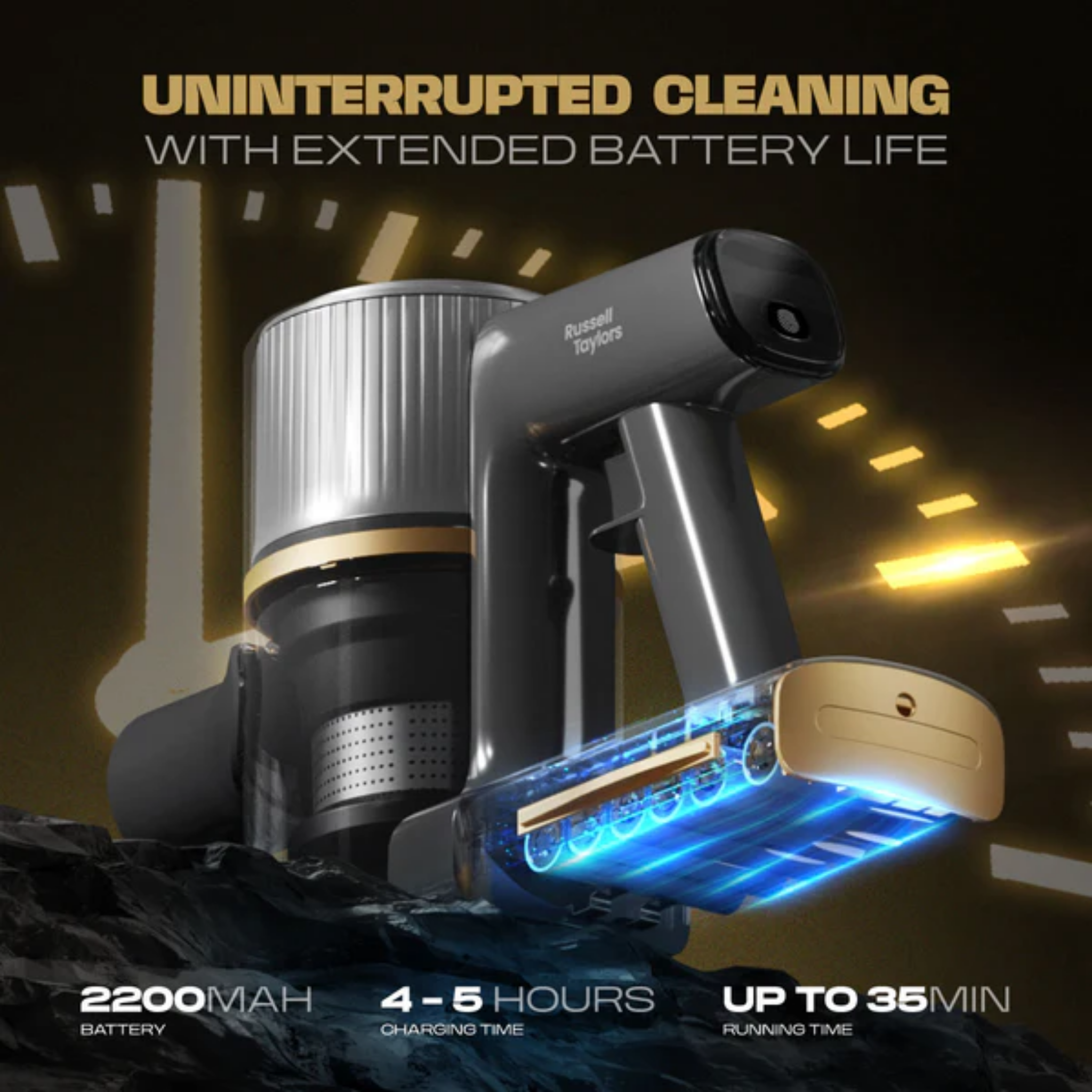 Russell Taylors Dynamic Cordless Vacuum Cleaner (V2)