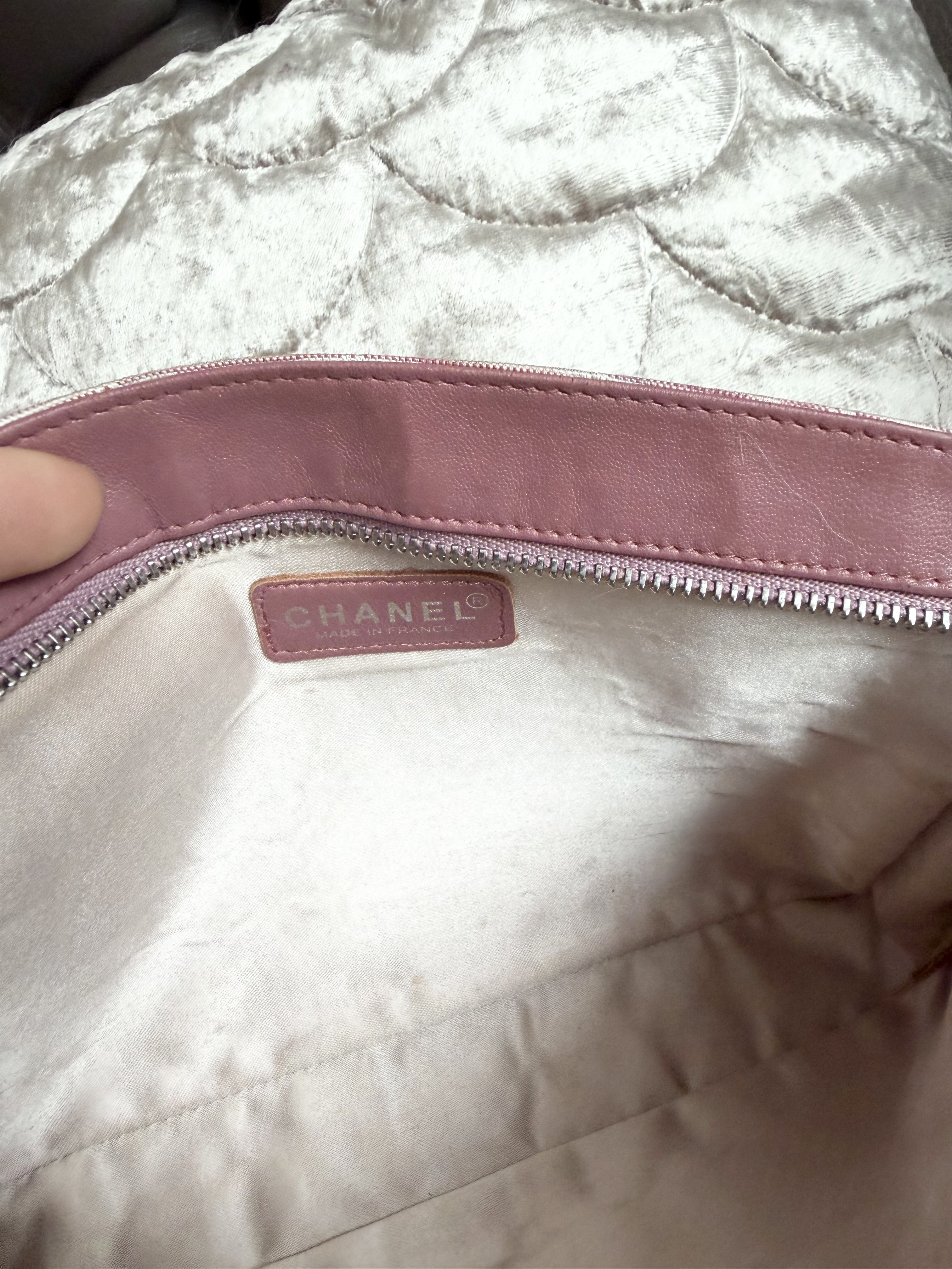 vintage chanel pink vanity bag 