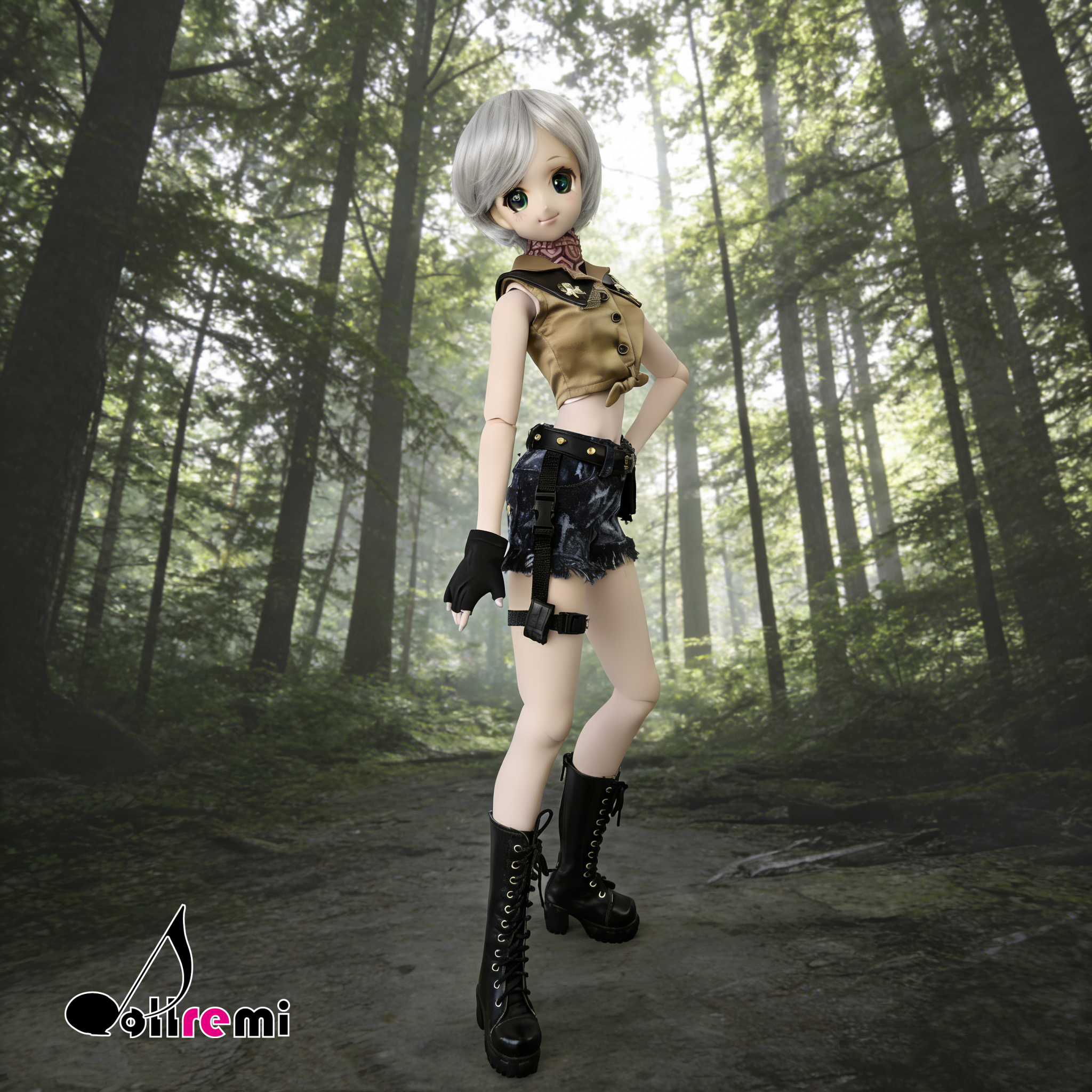 【dollremi】(DD0921) COS Resident Evil : Biohazard - Rebecca Chamber's Cowgirl costume 生化危機 - 瑞貝卡·查姆博斯 - 女牛仔風