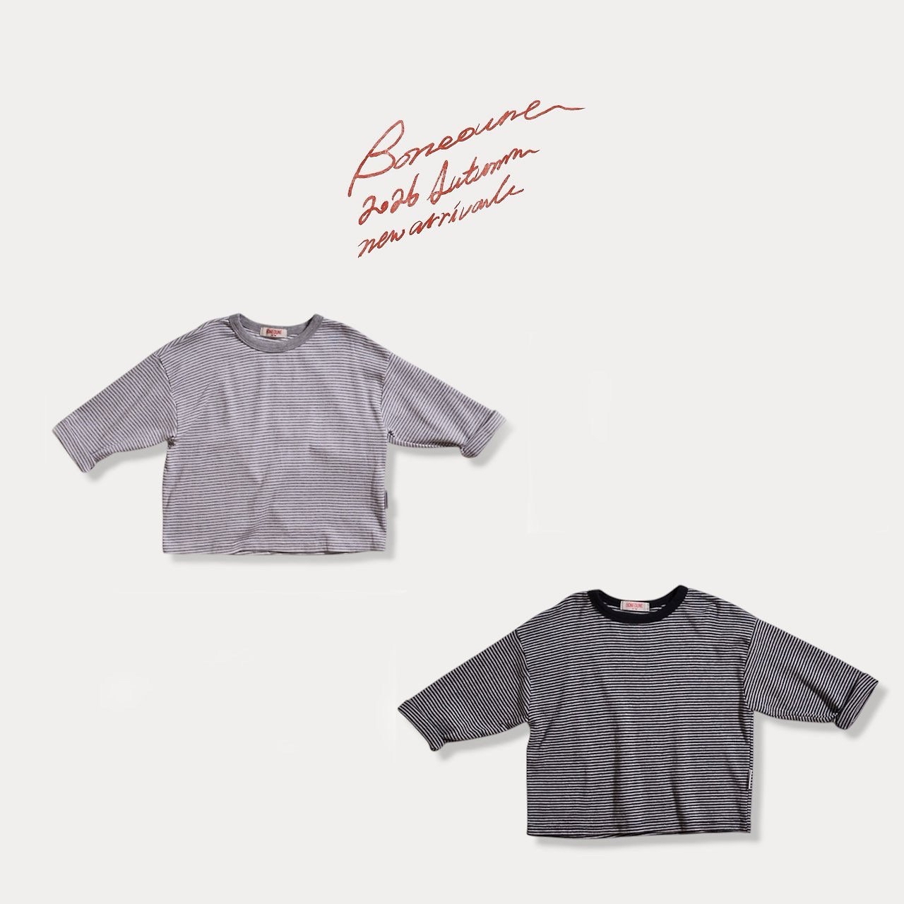 Boneoune | Autumn Stripe Tee