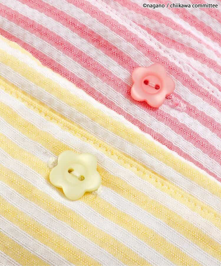 🇯🇵預訂 日本直送🇯🇵Apres les cours x Chiikawa系列兩色人物刺繡貼花條紋翻領連身裙