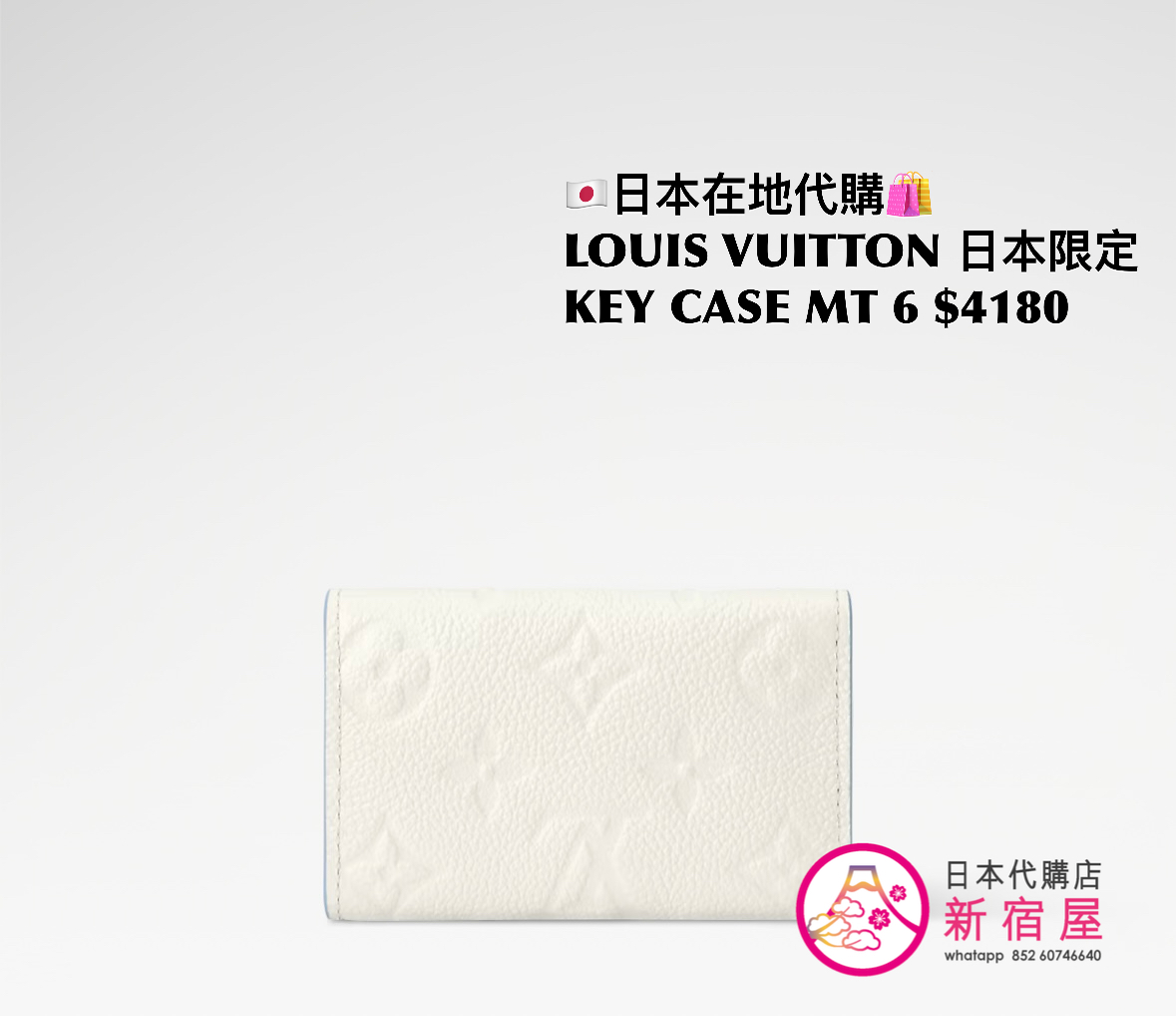 LOUIS VUITTON 日本限定 KEY CASE MULTICLES 6 