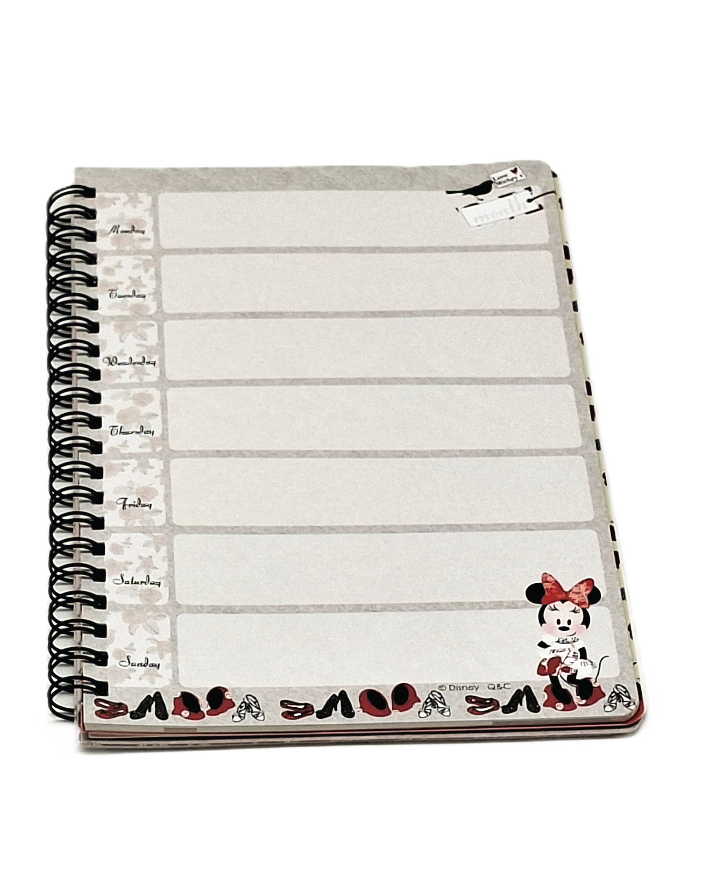 52頁 活頁週計劃本  Minnie Mouse  (DPMC-326C)