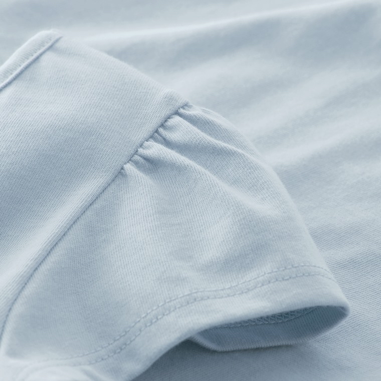 💚預訂 台灣直送💚玉桂狗印花網紗拼接純棉短袖T恤