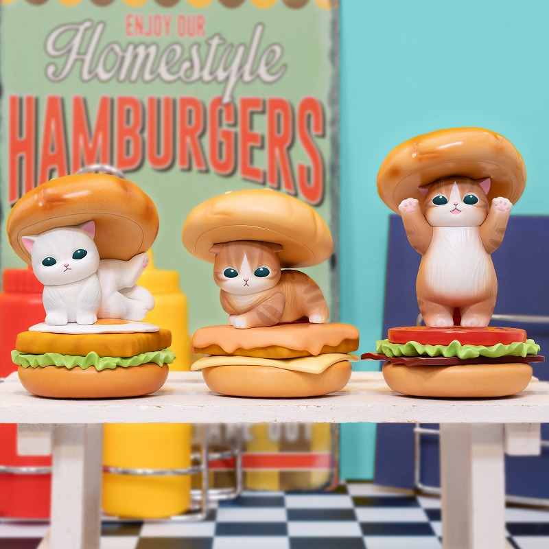 【預訂】Mofusand 漢堡包 figure 