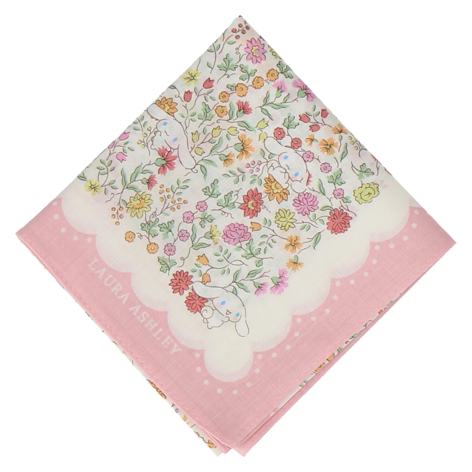 🎀【預訂】Laura Ashley x Sanrio 印花手帕 Cinnamoroll P