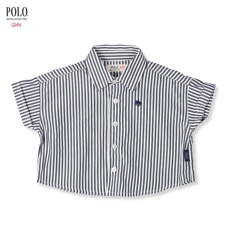 🇯🇵限量預訂 日本直送🇯🇵Polo Baby兩色小馬刺繡條紋短袖恤衫