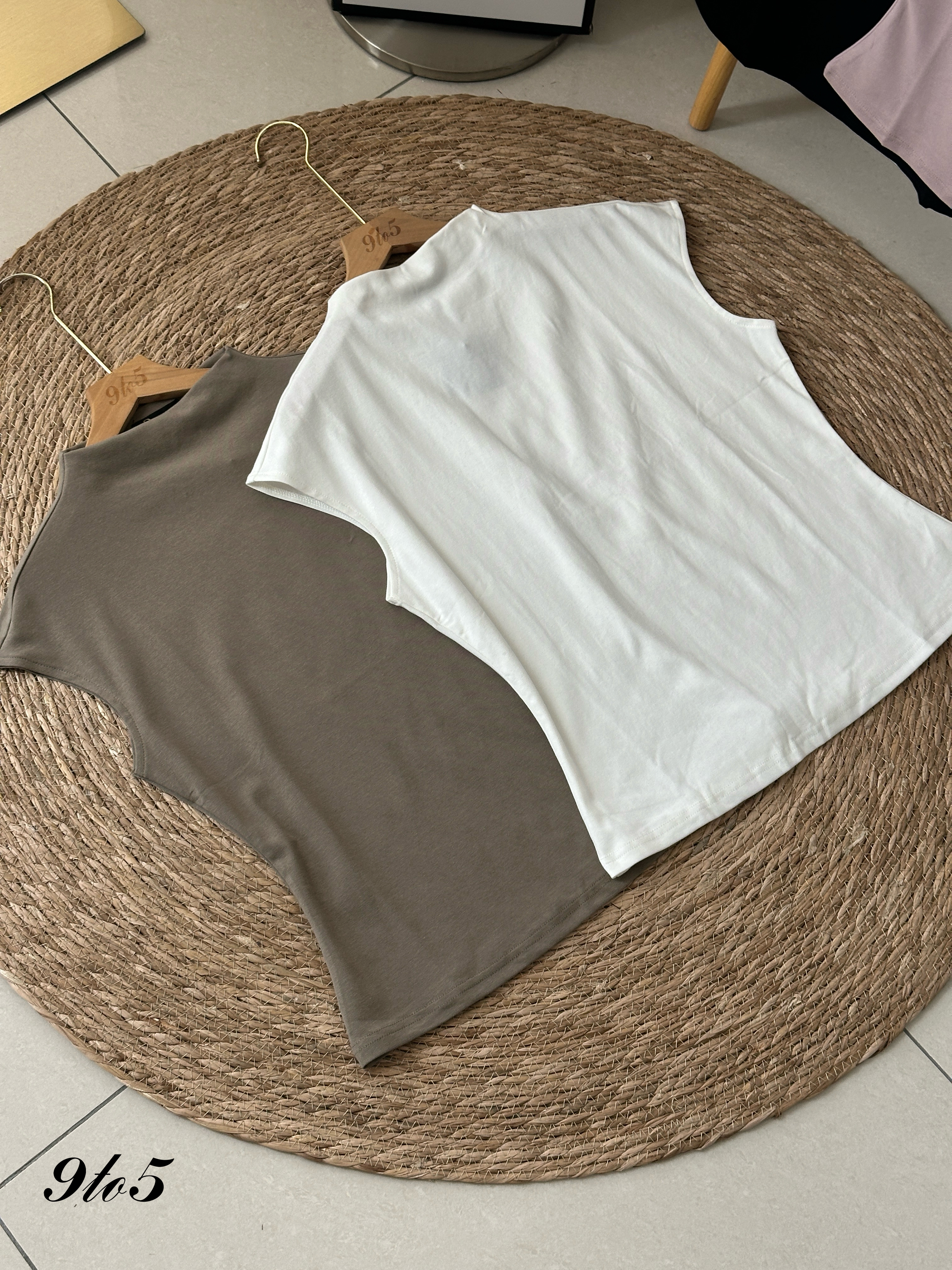 T3995 Cape Sleeve Mock Neck Top - 4 Colors