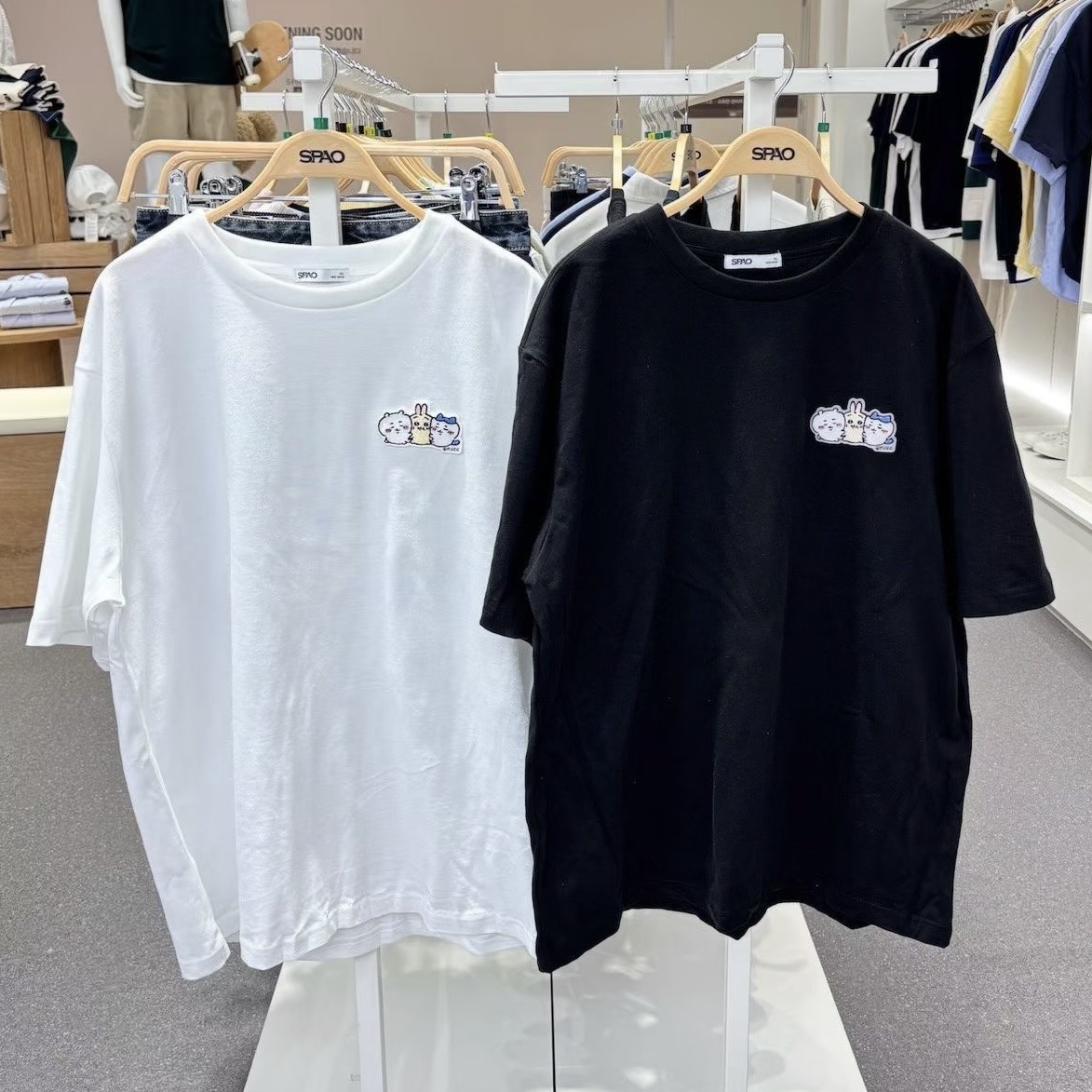 🇰🇷韓國SPAO x Chiikawa短袖Tee（兩件套）