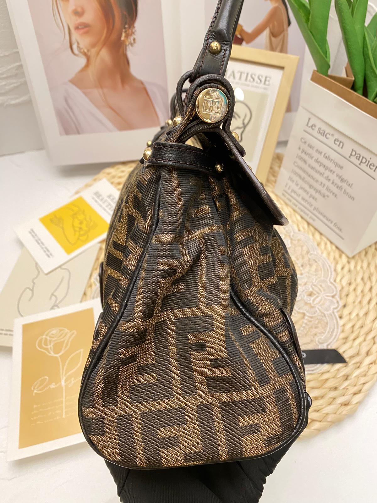 Fendi Zucca Print Canvas Magic Bag