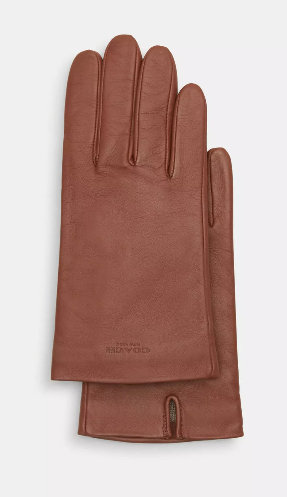 COACH Leather Tech Gloves