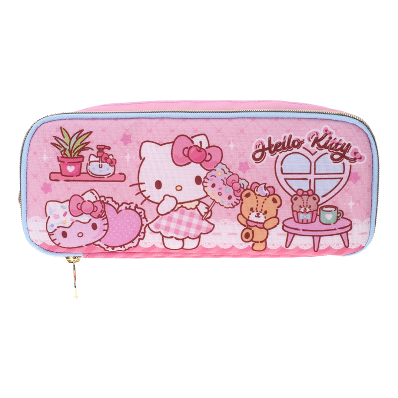 Hello Kitty Double Zipper Pencil Pouch 雙拉鏈筆袋