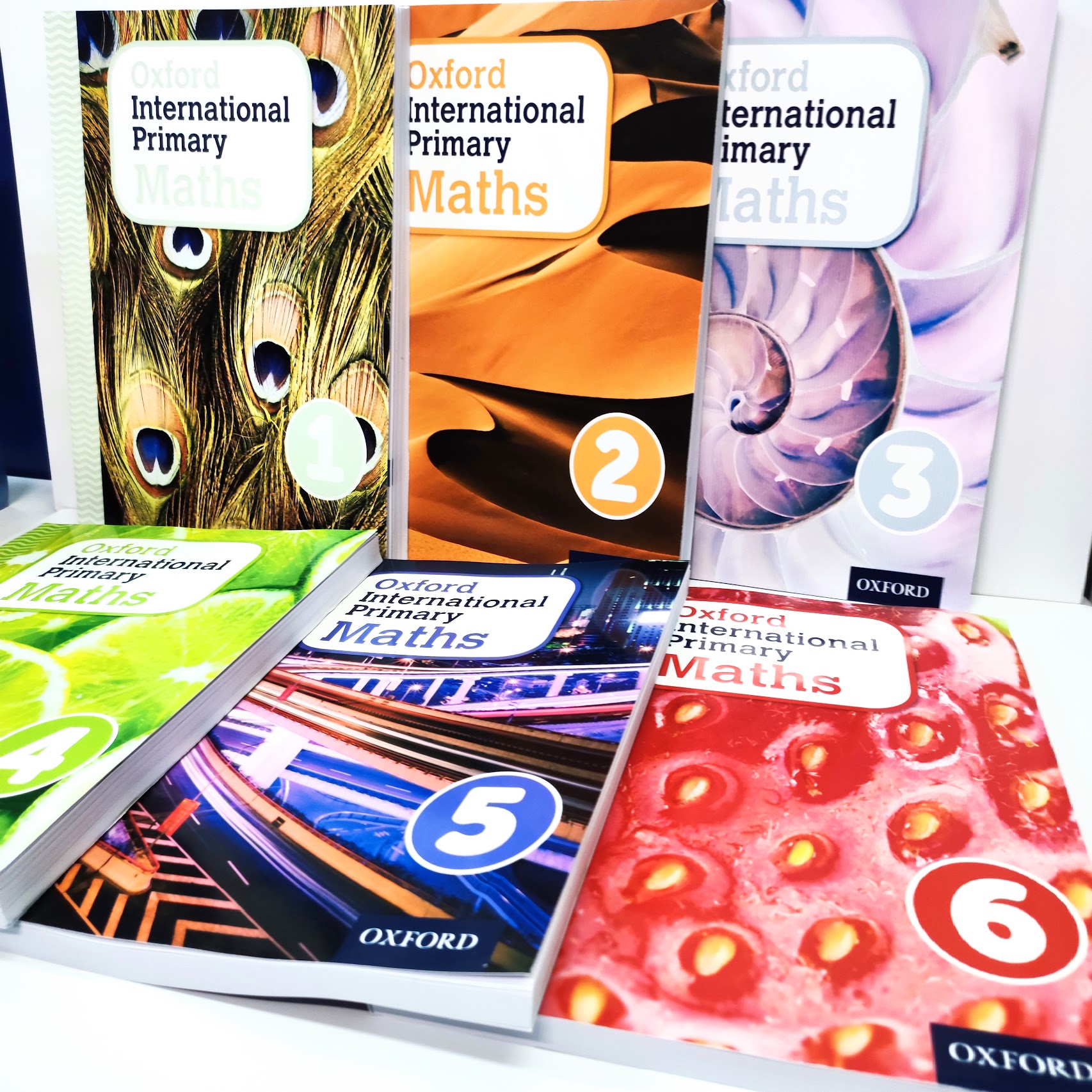 Oxford International Primary Maths 1-6 (6 books)  訂製版 | 牛津國際小學數學教材 小學1-6年級| problem-solving approach  | C30 |