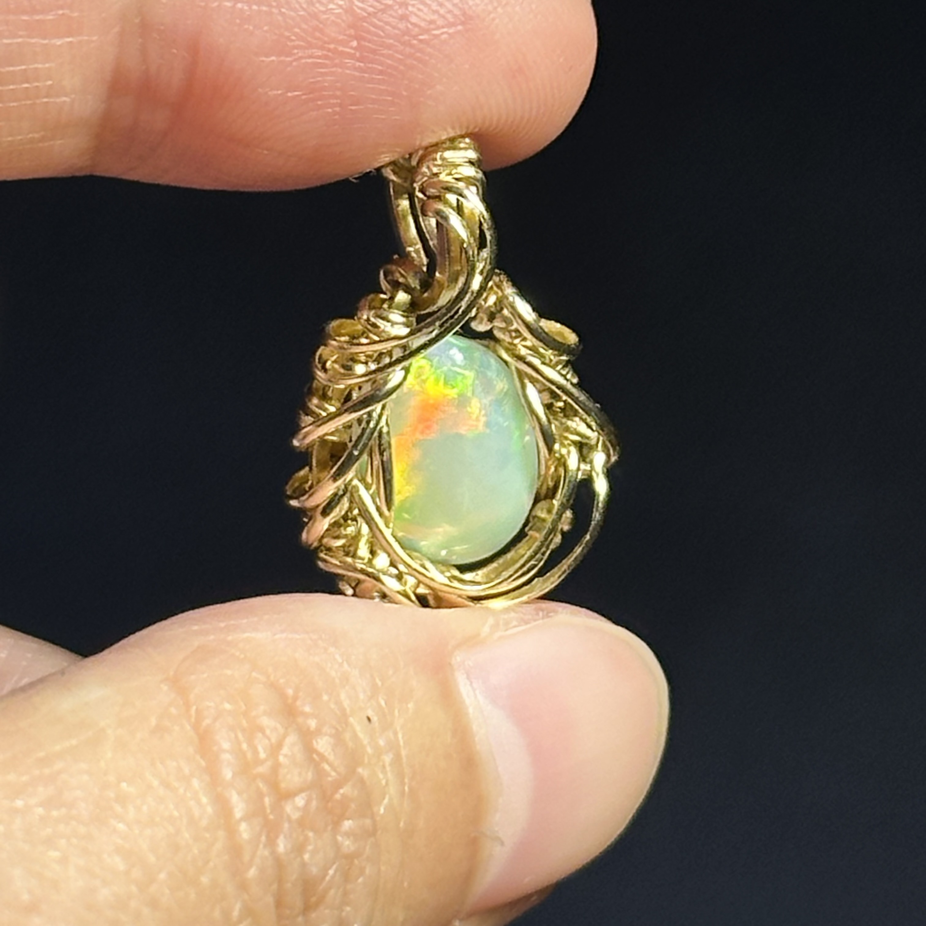 澳寶石吊墜 - Opal Pendant