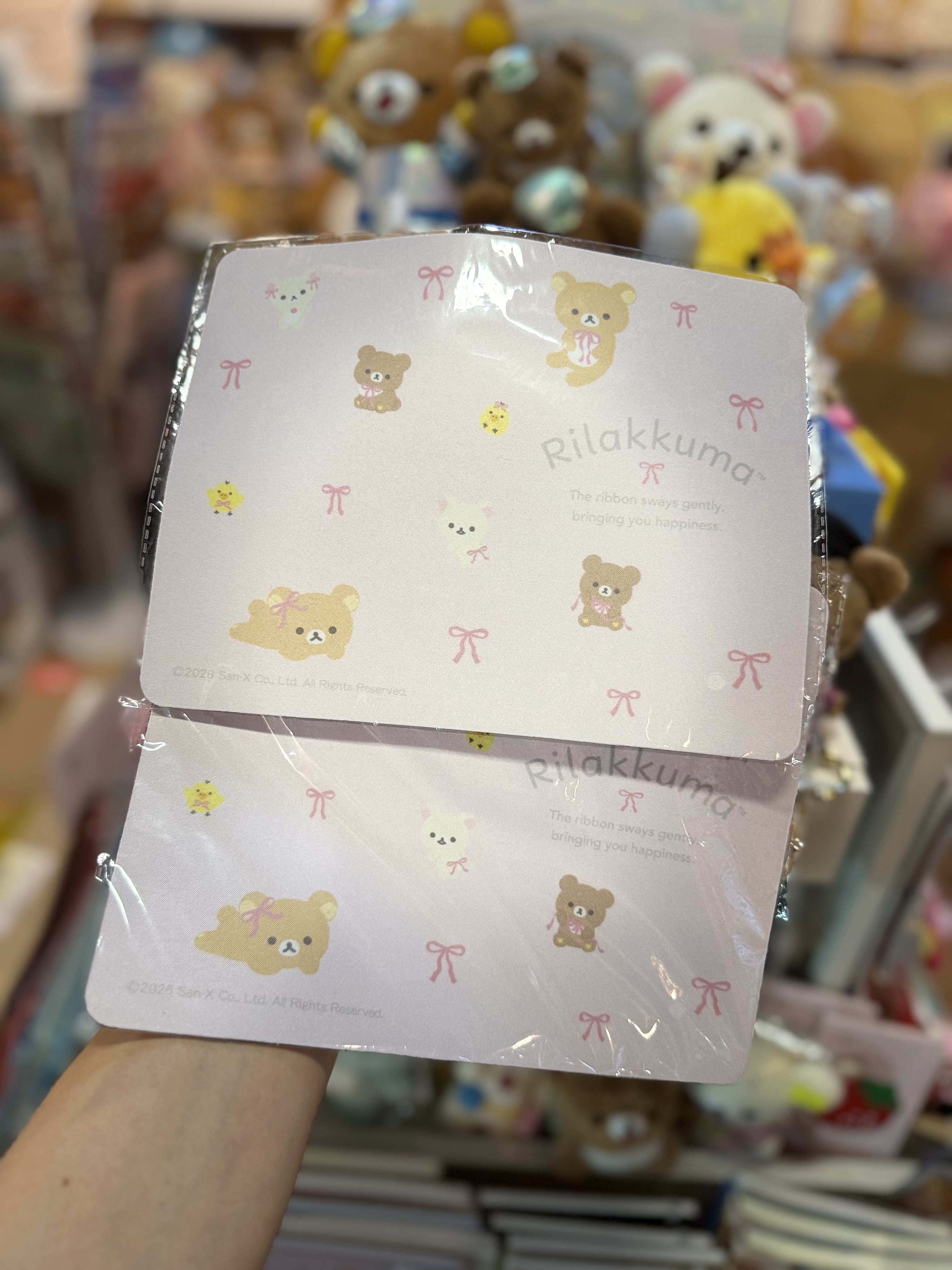 《現貨》全新Rilakkuma絲帶系列mouse pad