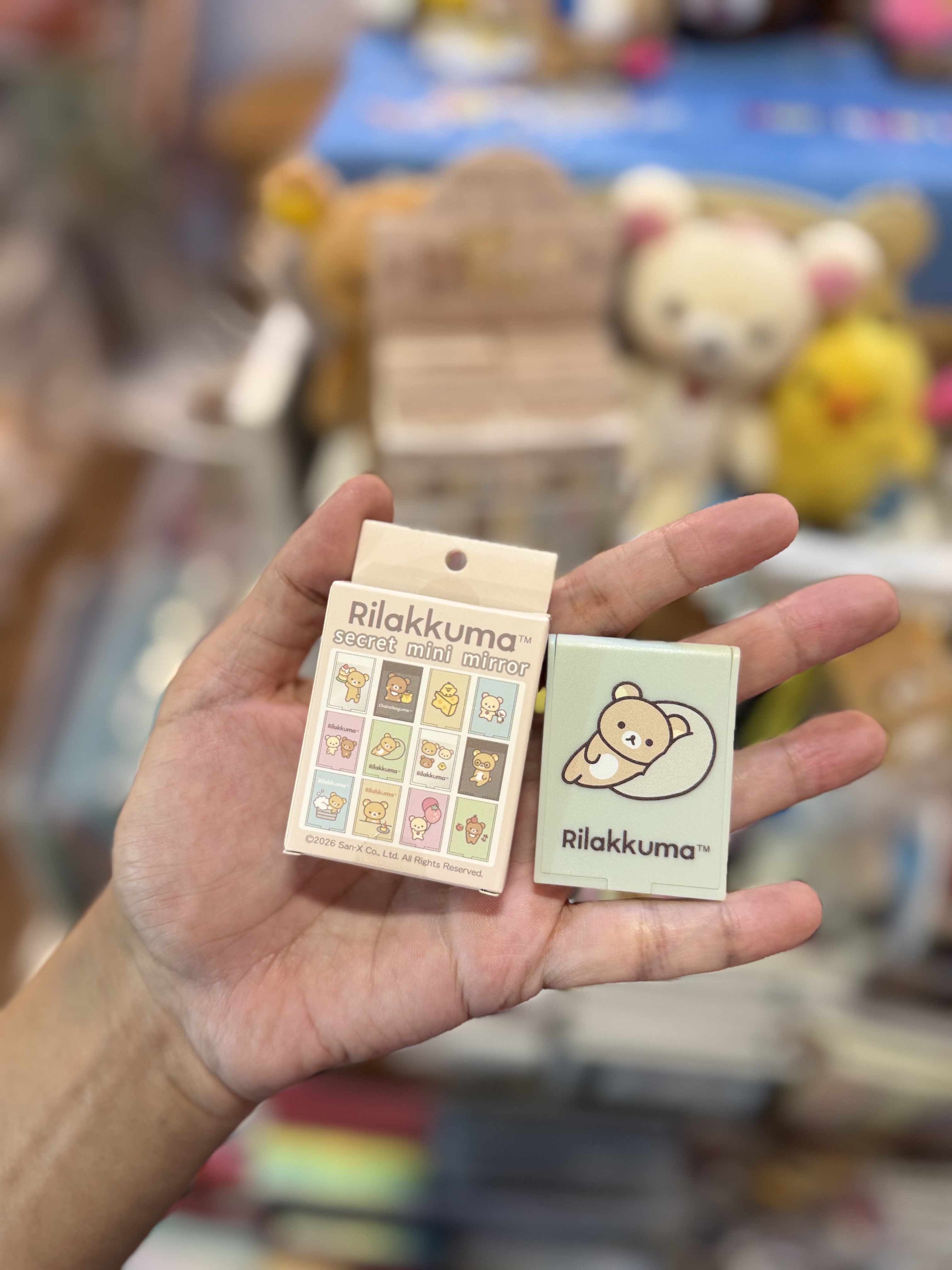 《現貨》全新new basic Rilakkuma系列 小鏡仔（盲盒抽）