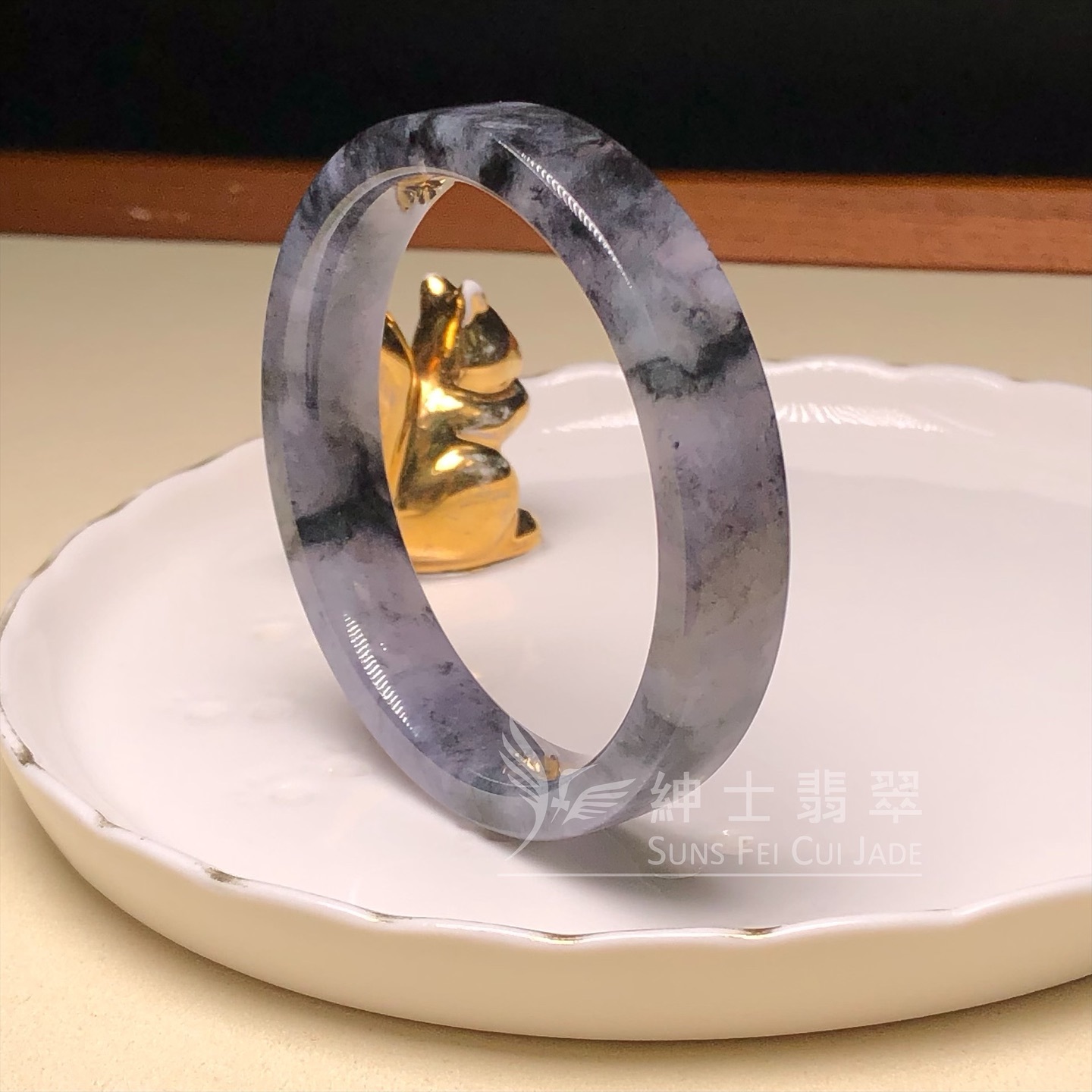 山水烏雞方鐲51.1mm