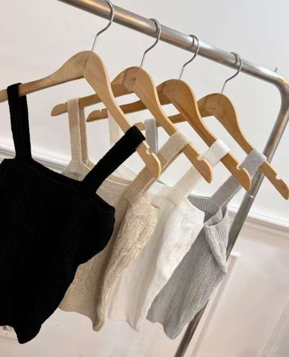 麻花罩衣小背心 (只有背心）