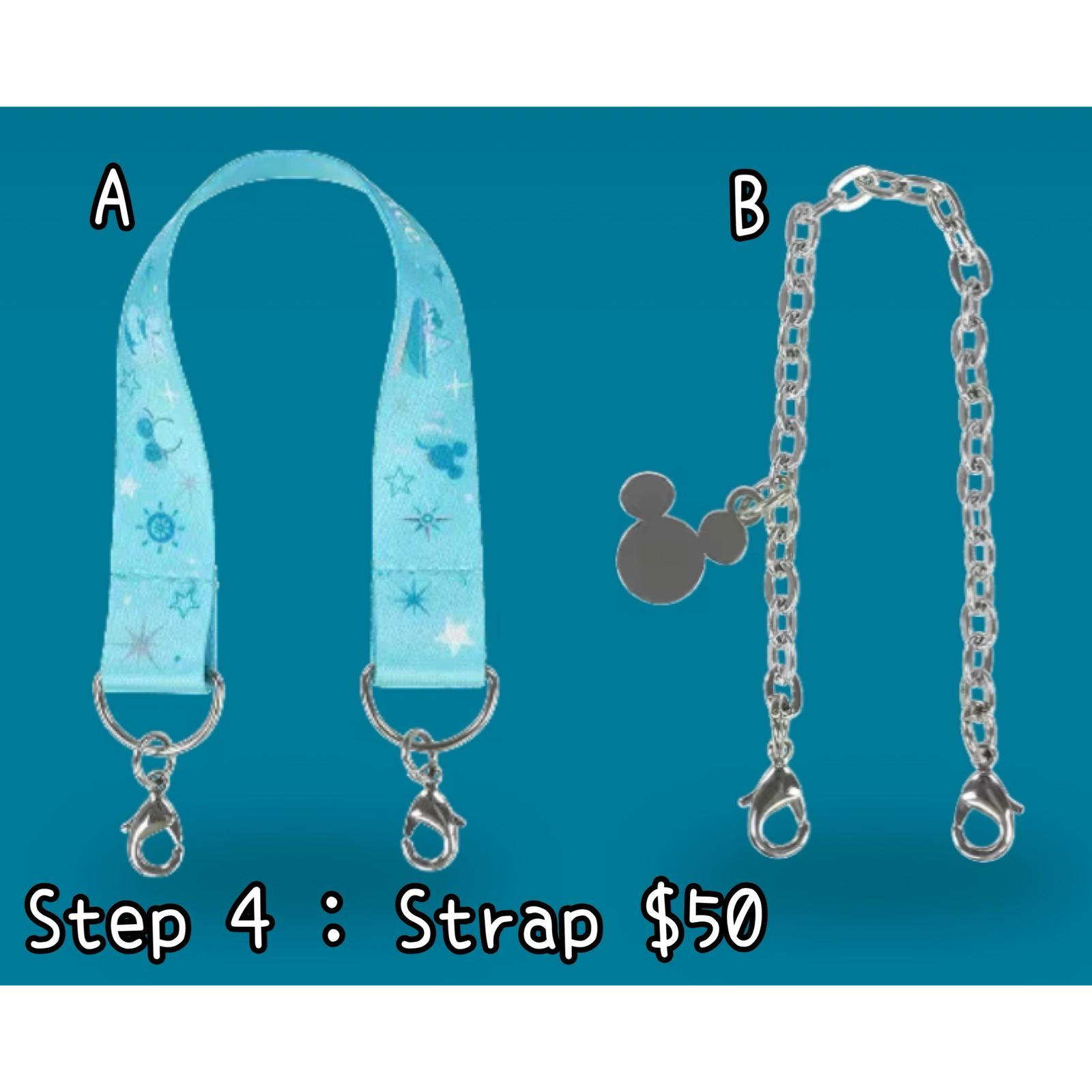 《STEP 4》 ：日本：DISNEYLAND園區產品 TOYKO DISNEYSEA 25TH SPARKLING JUBILEE 8/4 日本發賣 DIY JUBILEE BADGE 配件 STARP