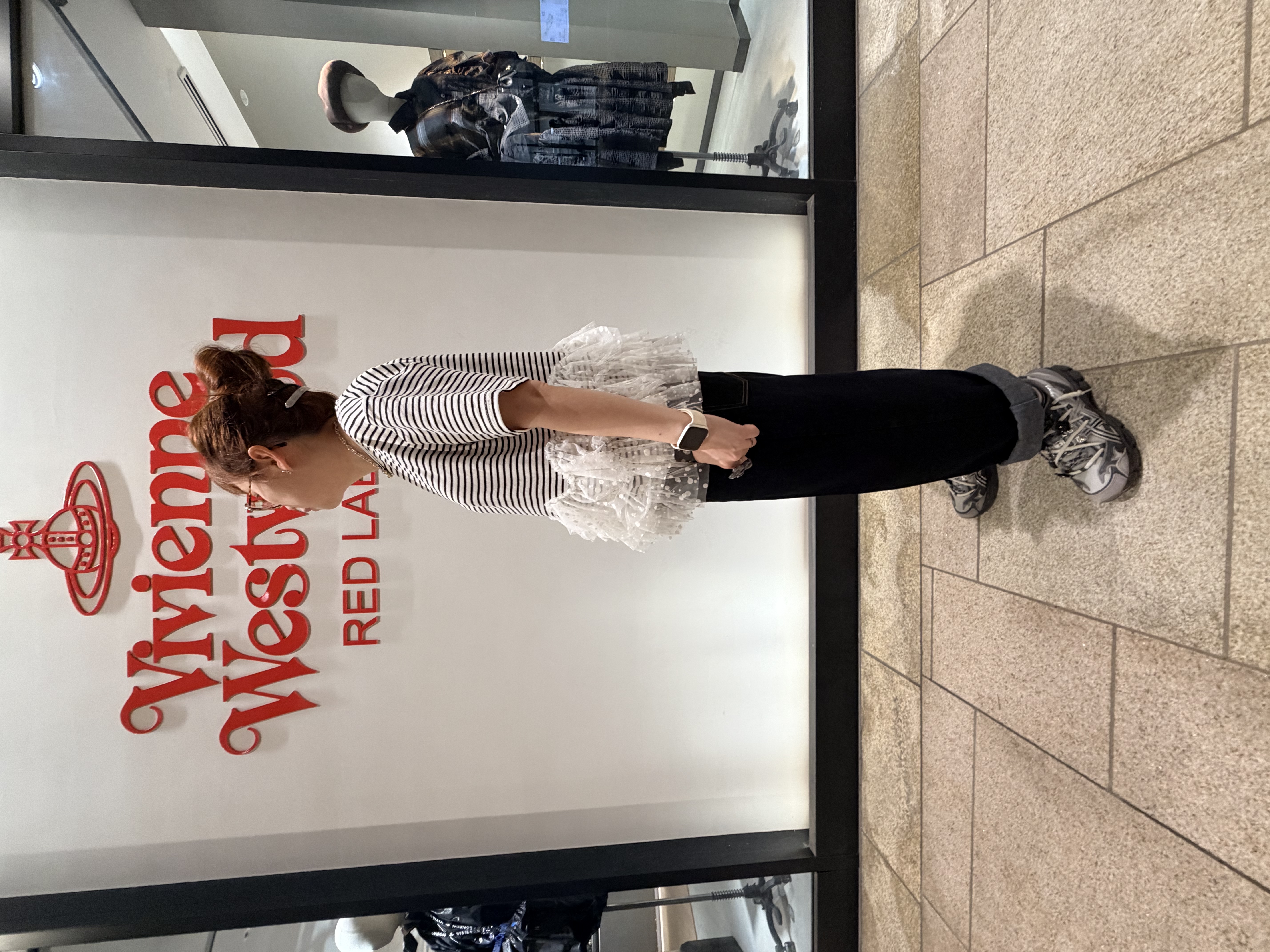 日本拼款波點衫