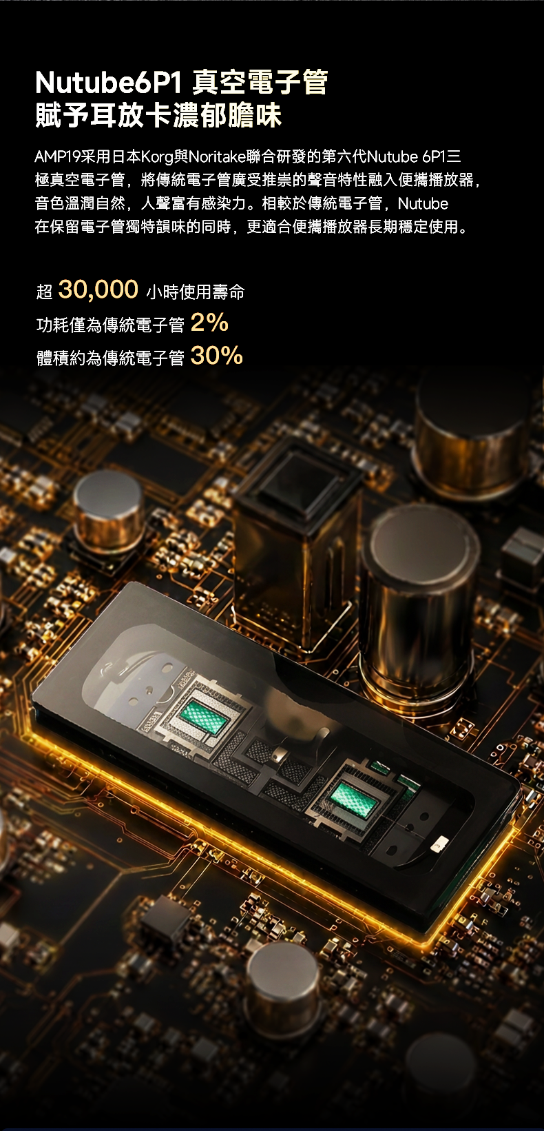 iBasso AMP19 ~ (DX340專屬膽管耳放卡Nutube膽管/ 超甲類 雙模式)
