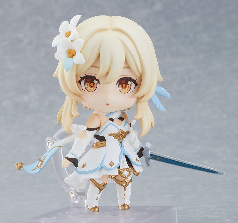 (預訂訂金 $100) (總價 $320) GSC Nendoroid 1718 原神 旅行者 (熒) 黏土人 Traveler (Lumine) (再版) (行版)